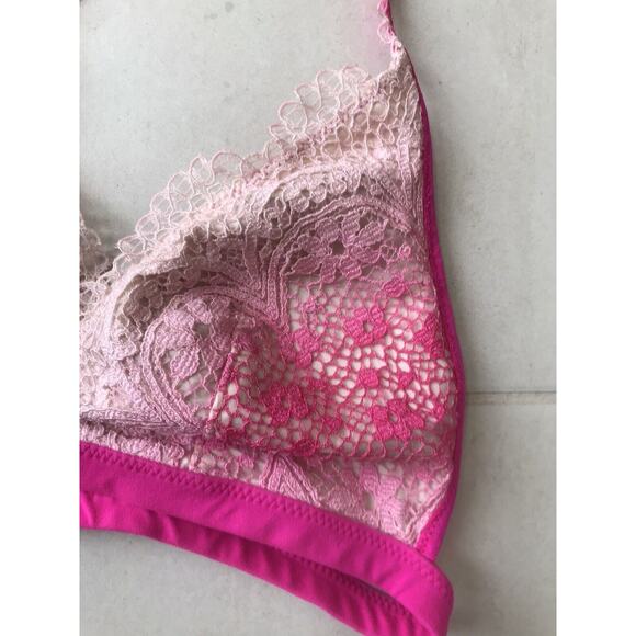 Victoria's Secret Lingerie Bralette Lace Ombre Wireless - Picture 3 of 8